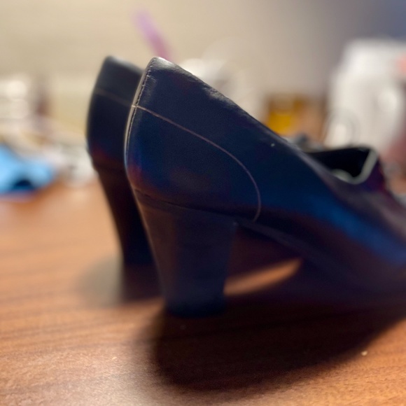 Camper low black heels retro size 38/8 barely worn! - Picture 5 of 5